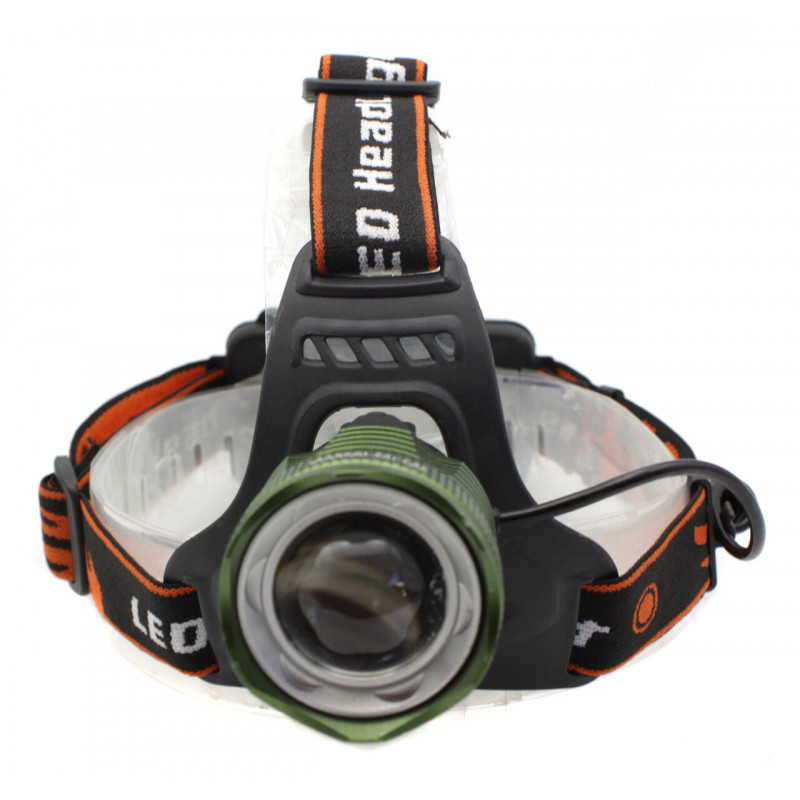 Налобний ліхтар Bailong BL-2189, PL102, ЗУ micro usb, T6, Zoom