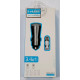 Автомобільний зарядний пристрій USB x 2 Dekkin DK-36 / MicroUSB / DC5V-3.4A