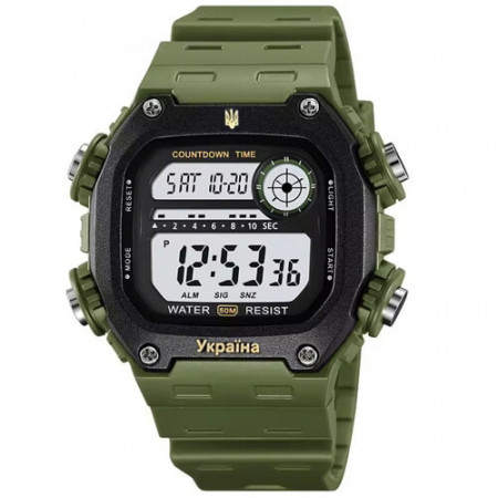 Годинники наручні SKMEI 6212/2126AG, ARMY GREEN, УКРАЇНА, 10652