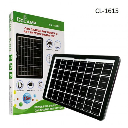 Сонячна панель SOLAR PANEL CL-1615/ 37х25 см