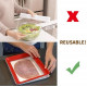 Вакуумний лоток для зберігання продуктів Vaccum Plates 7370 червоний