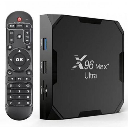 Смарт ТВ-приставка X96 MAX ULTRA 4/64, S905X4, Андроид 11