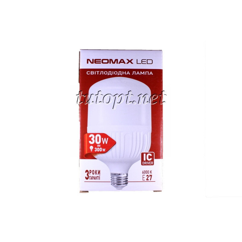 Світлодіодна LED лампочка neomax 30W NX30L E27 6000K