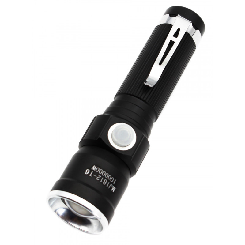 Ручний ліхтар Police BL-1812-T6, RB203, 18650, Zoom, ЗУ microUSB