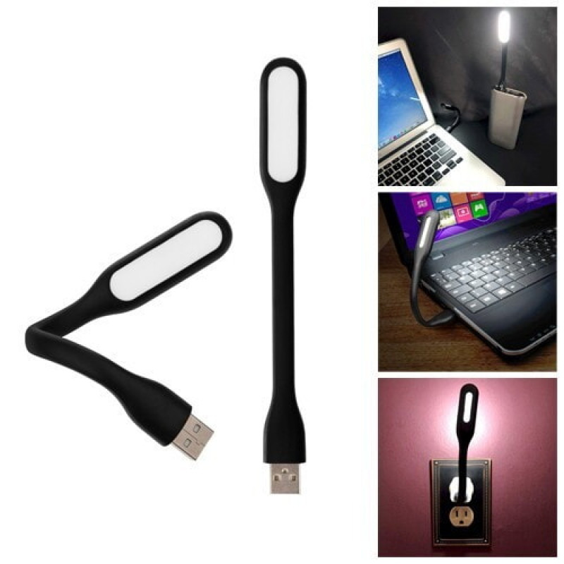 USB LED підсвітка-лампа для ноутбука, повербанка гнучка / 2759 МІКС