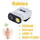 Налобний ліхтар Rablex RB970, 1хXPG+1хCOB, Сенсор, акум, Type-C