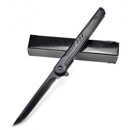 Ніж складний Aiboduo M390 Metal Black