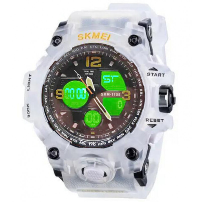 Часы наручные SKMEI 1155BWT, WHITE, 9735