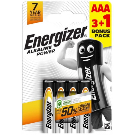 Батарейка Energizer LR3/AAA Лужна / блістер 4шт