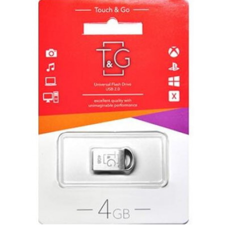 USB флеш накопичувач T&G метал серія 4GB/ TG107 (Гарантія 3 роки)
