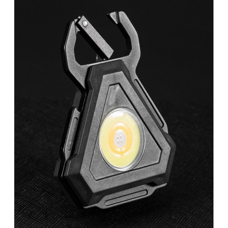 Ліхтар для кемпінгу PL-413 COB, білий, червоний, type-c, магніт, карабін, 5128