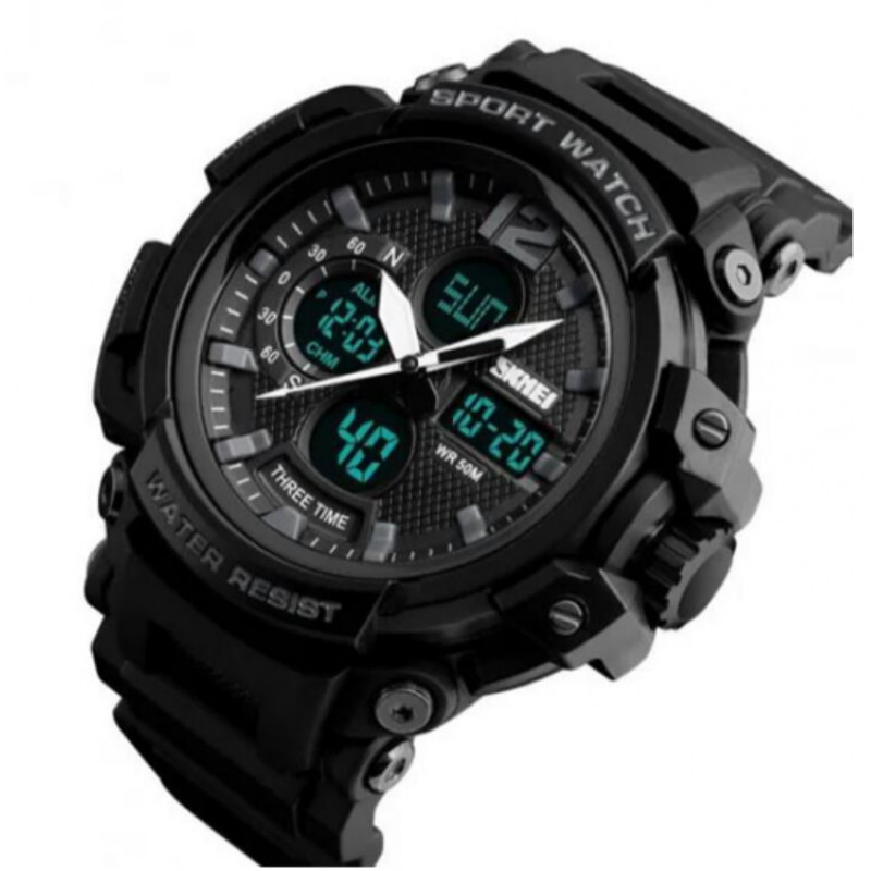 Часы наручные SKMEI 1343BK, BLACK, 9745
