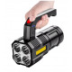 Ручний ліхтар X502, 4LED+COB, Li-Ion акум., ЗУ microUSB