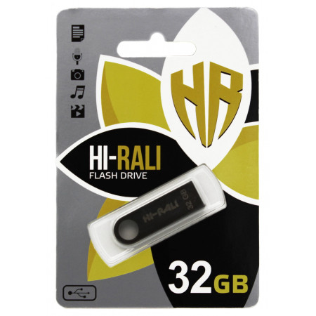 USB флеш накопичувач Hi-Rali 32GB/ HI-32GBSH (Гарантія 3 роки)