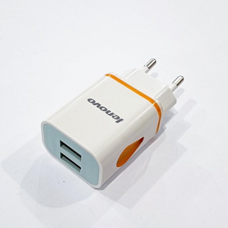 Мережева зарядна пристрій USB x 2 MI EKA-103 5V-2.1A (Lenovo/ Xiaomi)