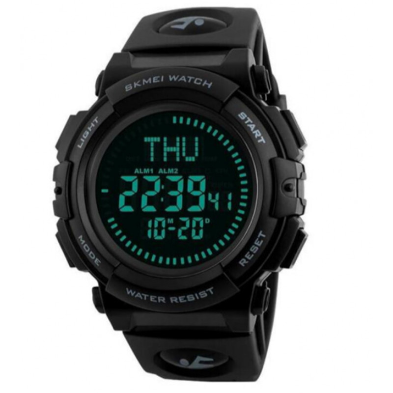 Часы наручные SKMEI 1290BK, BLACK, Compass, 9743