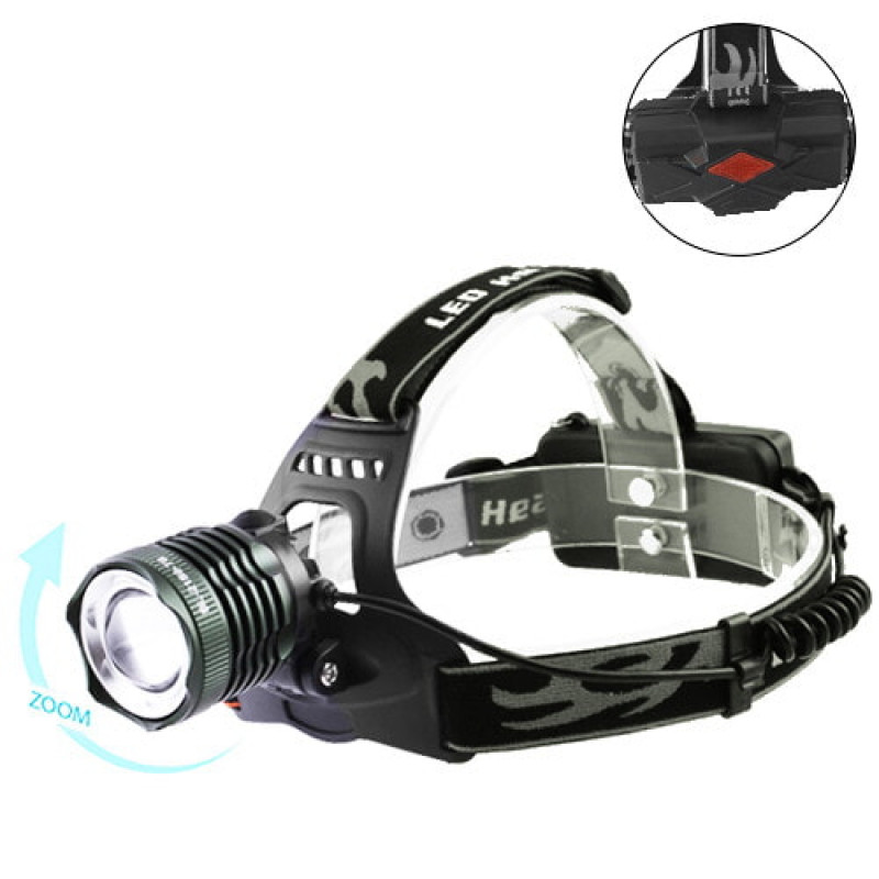 Налобний ліхтар Bailong BL-2189, PL102, ЗУ micro usb, T6, Zoom