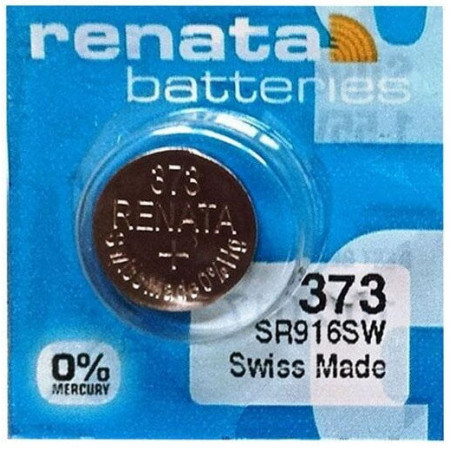 Батарейки-таблетки Renata 373 / SR916 / 10 шт. на блістері