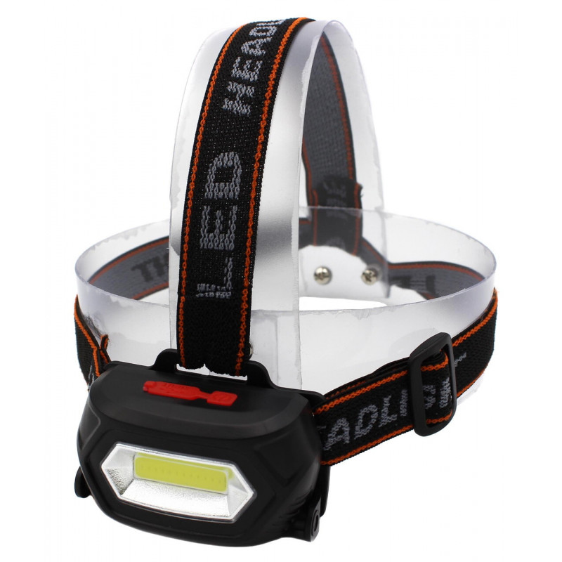 Налобний ліхтар Bailong BL-203, LED+COB, акумулятор, micro USB, 7568