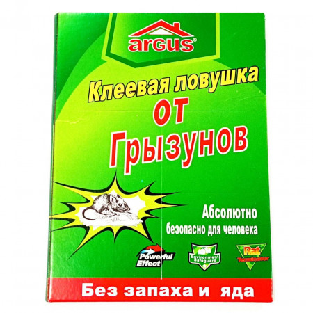 Клеєва пастка від гризунів велика ARGUS (21*31)
