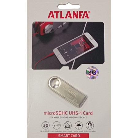 Флешка Atlanfa 8GB AT-U3. Гарантія 1 рік