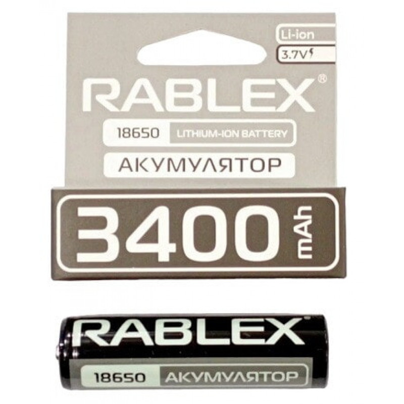 Акумулятор Rablex 18650 Li-ion 3400mAh Li-ION 3.7v