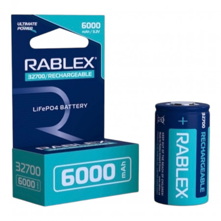 Акумулятор Rablex 32700 LiFePO4 6000mAh Li-ION 3.2v
