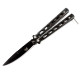 Ніж метелик A1009 Black
