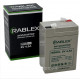 Акумуляторна батарея Rablex 6V 4.5Ah (RB645), свинцево-кислотна (SLA)