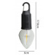 Ліхтар для кемпінгу LED-1 2W, акумулятор, ЗУ Type-C,
