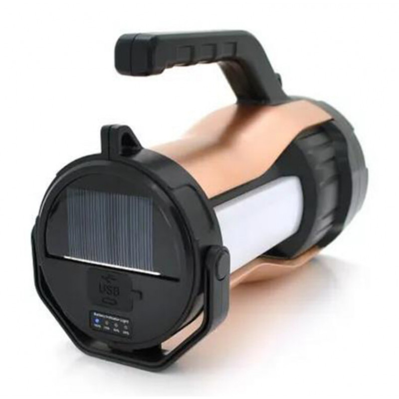Ручний ліхтар T96-LED+COB, Білий, Червоний, powerbank, Li-Ion акум, сон., батарея, ЗУmicroUSB