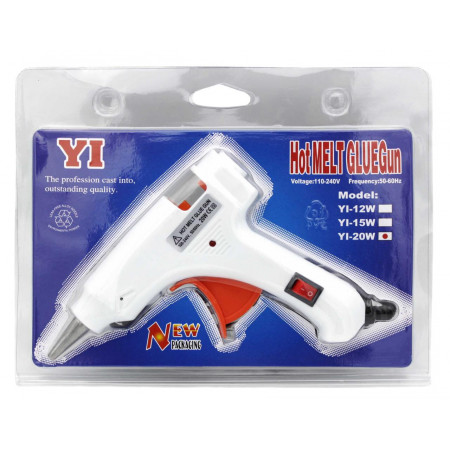Клейовий пістолет Wild Wolf YL-20W під тонкі 7мм БІЛИЙ