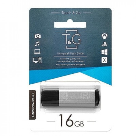USB флеш накопичувач T&G метал серія 16GB/ TG121 (Гарантія 3 роки)