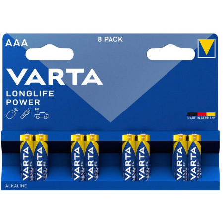Батарейка Varta LR3/AAA Longlife Alkaline 8 шт