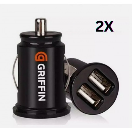 Автомобільний зарядний пристрій USB x 2 GRIFFIN 2 USB, 2.1A