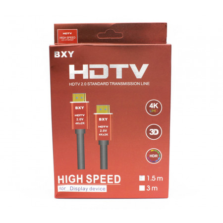 Кабель HDMI на HDMI 1.5 м / 4k / 3D / HDR /