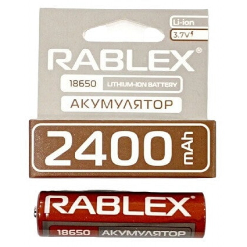 Акумулятор Rablex 18650 Li-ion 2400mAh Li-ION 3.7v
