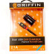 Автомобільний зарядний пристрій USB x 2 GRIFFIN 2 USB, 2.1A