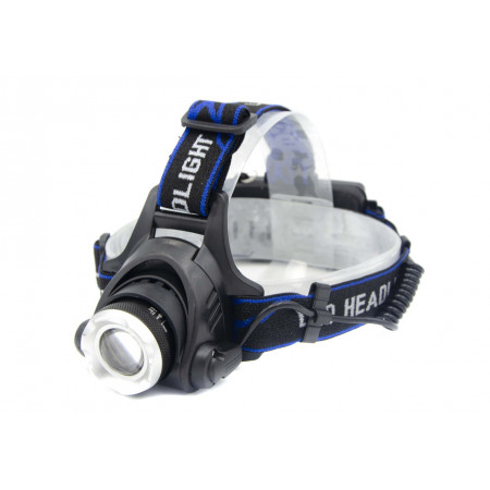 Налобний ліхтар Bailong BL-6699, PL122, Акумулятор, T6 LED, Zoom, MicroUSB