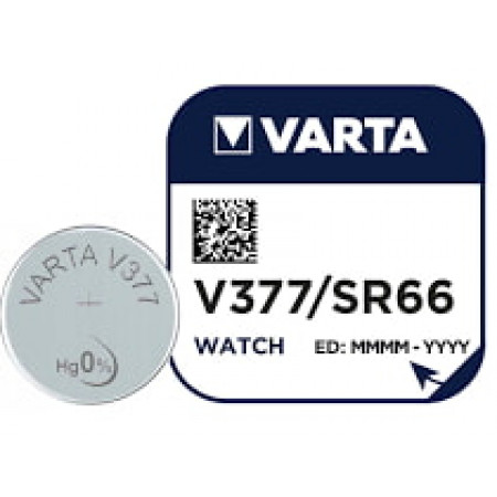 Батарейка Varta V377 / SR626SW / SR66 / 1 шт. в індивідуальній упаковці