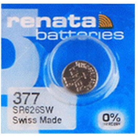 Батарейки-таблетки Renata 377 / SR626 / 10 шт. на блістері