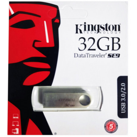 USB флеш накопичувач Kingston SE9 32Gb (DTSE9H) (Гарантія 3 роки)