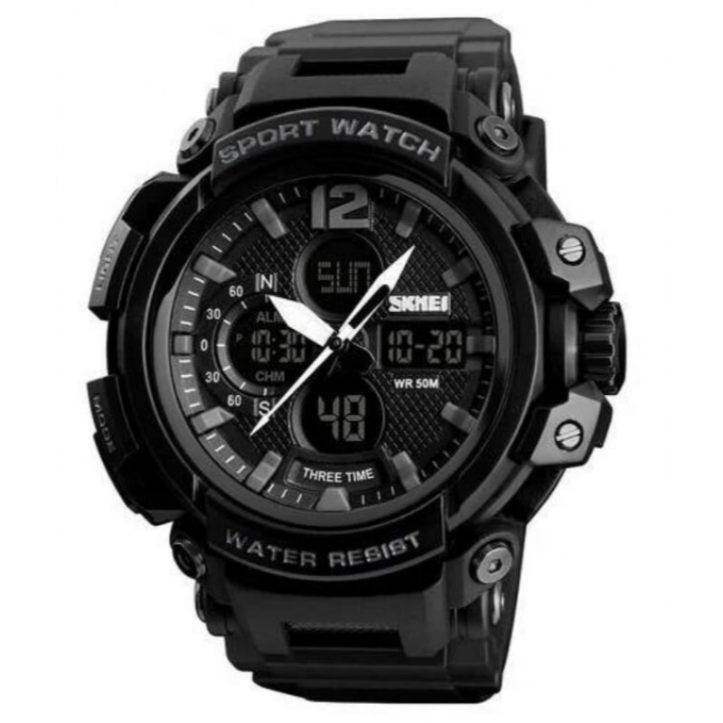 Часы наручные SKMEI 1343BK, BLACK, 9745