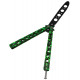 Ніж метелик Тренувальний Skall 301-4 Green