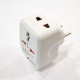 Універсальний адаптер 2в1, перехідник+зарядка USB / NK-823/ 7043