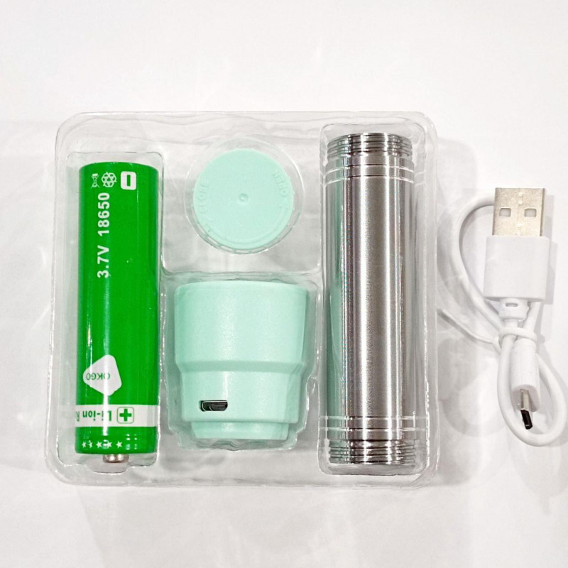 Ручний ліхтар розбірний RB293, Okgo fa-8911, 18650, microUSB