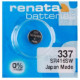 Батарейки-таблетки Renata 337 / SR416 / 10 шт. на блістері