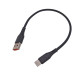 Кабель USB - Type-C короткий / Силіконовий / 30 см