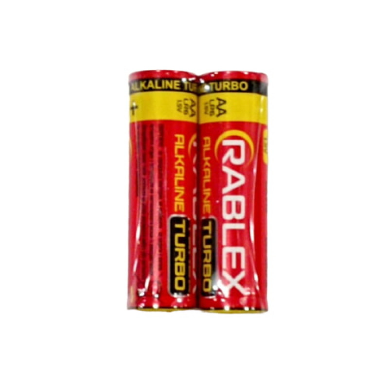 Батарейка Rablex LR6/AA/2шт/TURBO / Алкалінова / БЕЗ БЛІСТЕРА