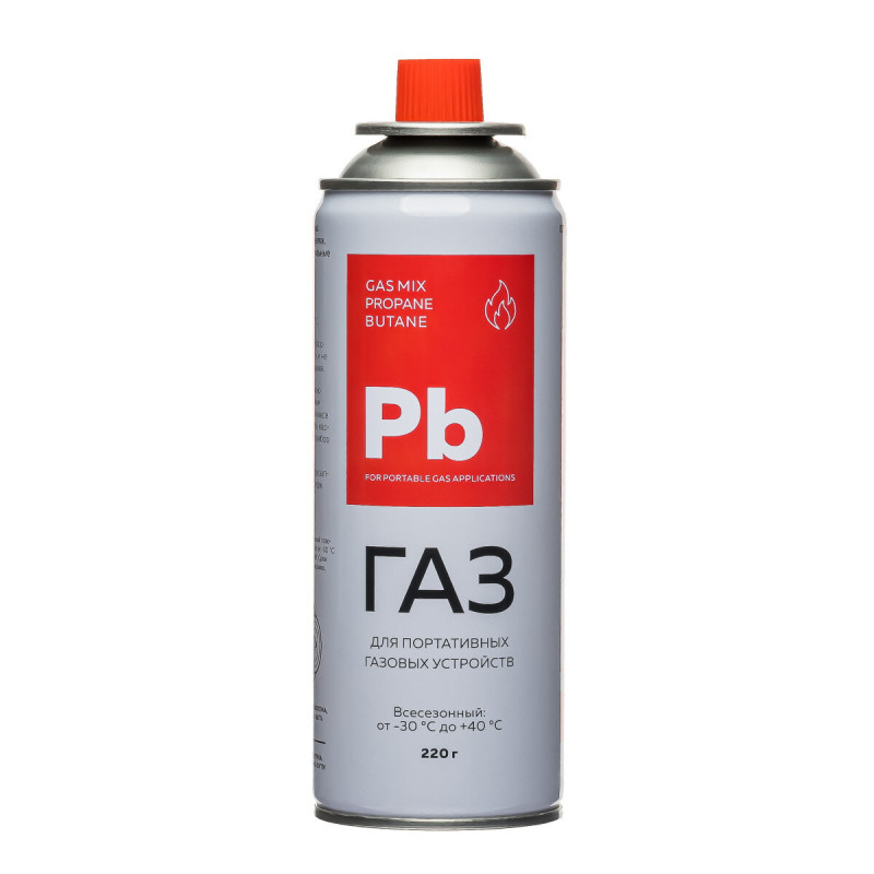 Газ для пальника / кемпінгу Aerosollab Pb GAS MIX Пропан бутан / 220г / -30 до +40